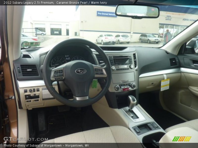 Caramel Bronze Pearl / Warm Ivory 2012 Subaru Legacy 2.5i Premium