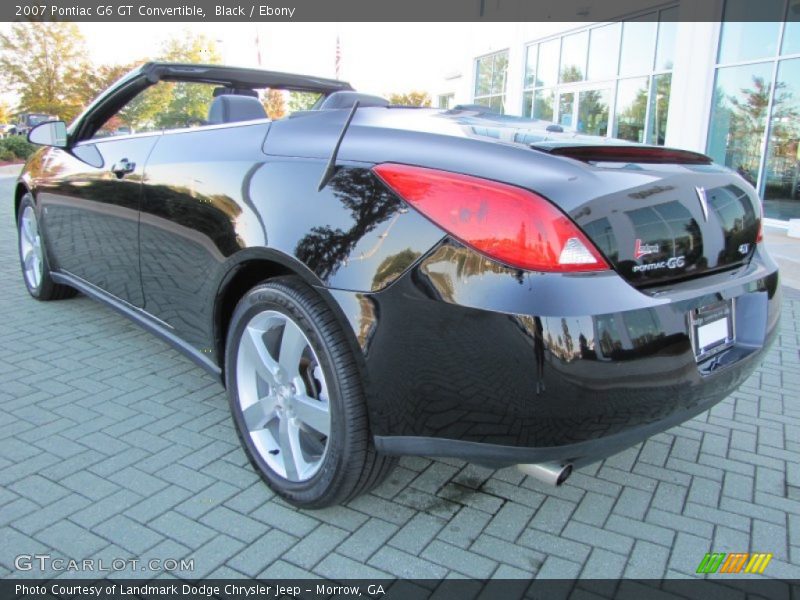 Black / Ebony 2007 Pontiac G6 GT Convertible
