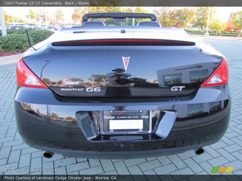 Black / Ebony 2007 Pontiac G6 GT Convertible