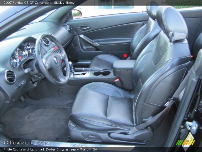 Black / Ebony 2007 Pontiac G6 GT Convertible