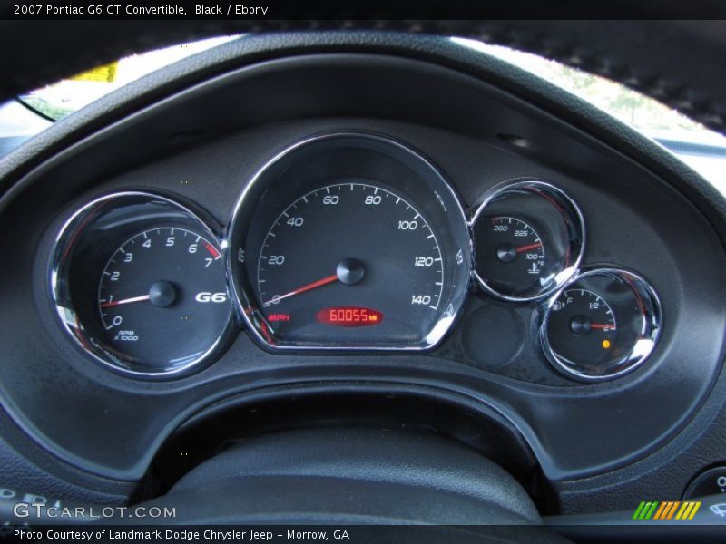 Black / Ebony 2007 Pontiac G6 GT Convertible