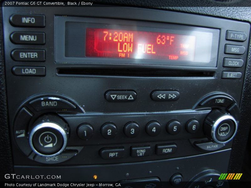 Black / Ebony 2007 Pontiac G6 GT Convertible