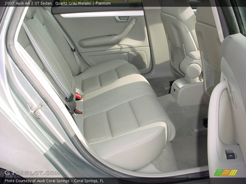 Quartz Gray Metallic / Platinum 2007 Audi A4 2.0T Sedan