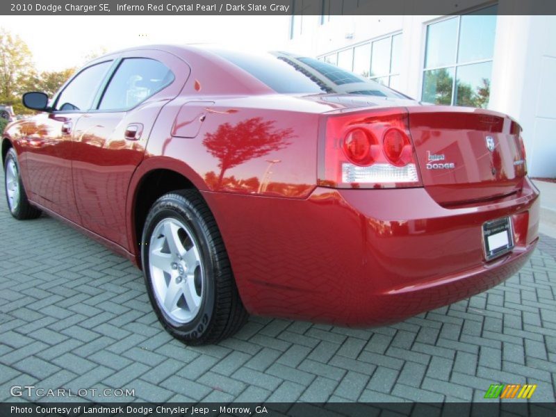 Inferno Red Crystal Pearl / Dark Slate Gray 2010 Dodge Charger SE