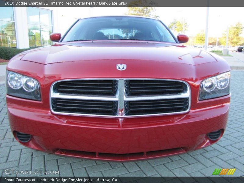 Inferno Red Crystal Pearl / Dark Slate Gray 2010 Dodge Charger SE
