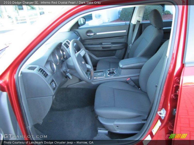 Inferno Red Crystal Pearl / Dark Slate Gray 2010 Dodge Charger SE