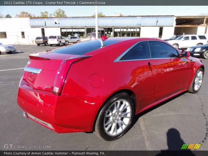 Crystal Red Tintcoat / Cashmere/Cocoa 2011 Cadillac CTS Coupe