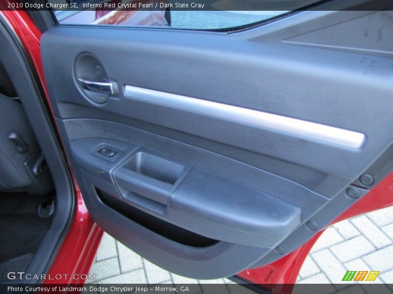 Inferno Red Crystal Pearl / Dark Slate Gray 2010 Dodge Charger SE