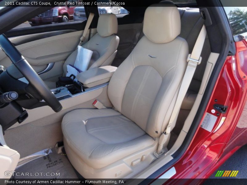 Crystal Red Tintcoat / Cashmere/Cocoa 2011 Cadillac CTS Coupe