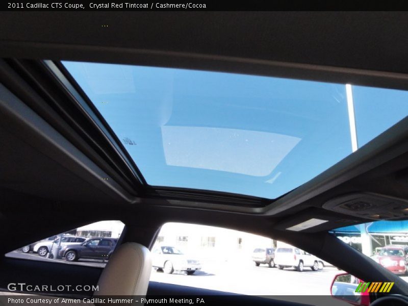 Crystal Red Tintcoat / Cashmere/Cocoa 2011 Cadillac CTS Coupe