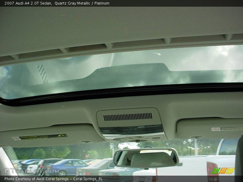 Quartz Gray Metallic / Platinum 2007 Audi A4 2.0T Sedan
