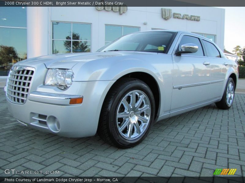 Bright Silver Metallic / Dark Slate Gray 2008 Chrysler 300 C HEMI