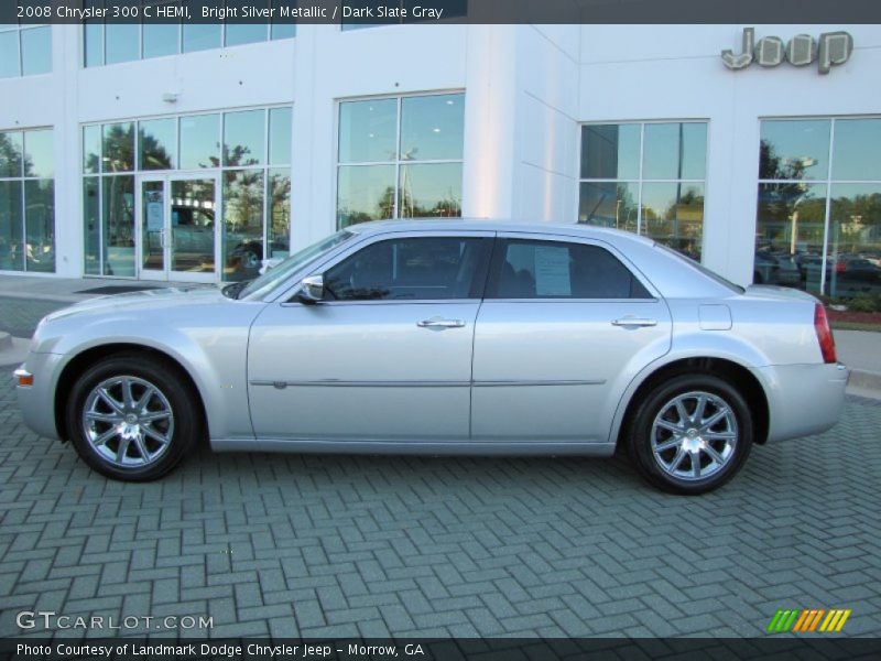 Bright Silver Metallic / Dark Slate Gray 2008 Chrysler 300 C HEMI