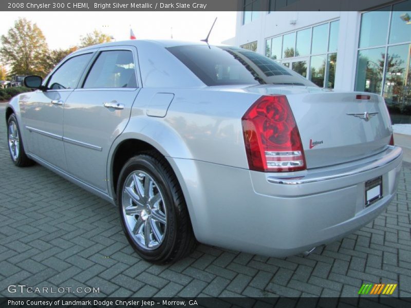 Bright Silver Metallic / Dark Slate Gray 2008 Chrysler 300 C HEMI