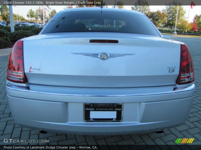 Bright Silver Metallic / Dark Slate Gray 2008 Chrysler 300 C HEMI