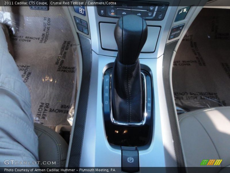 Crystal Red Tintcoat / Cashmere/Cocoa 2011 Cadillac CTS Coupe