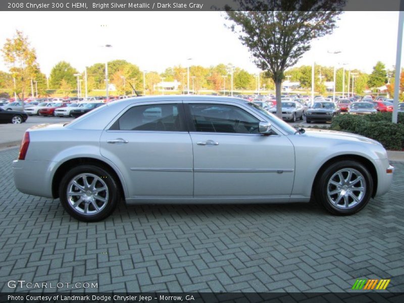 Bright Silver Metallic / Dark Slate Gray 2008 Chrysler 300 C HEMI