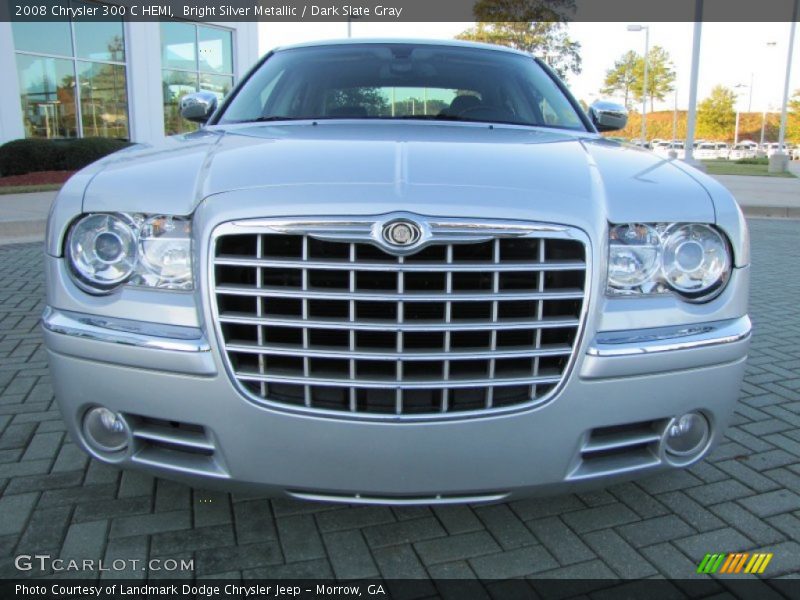 Bright Silver Metallic / Dark Slate Gray 2008 Chrysler 300 C HEMI