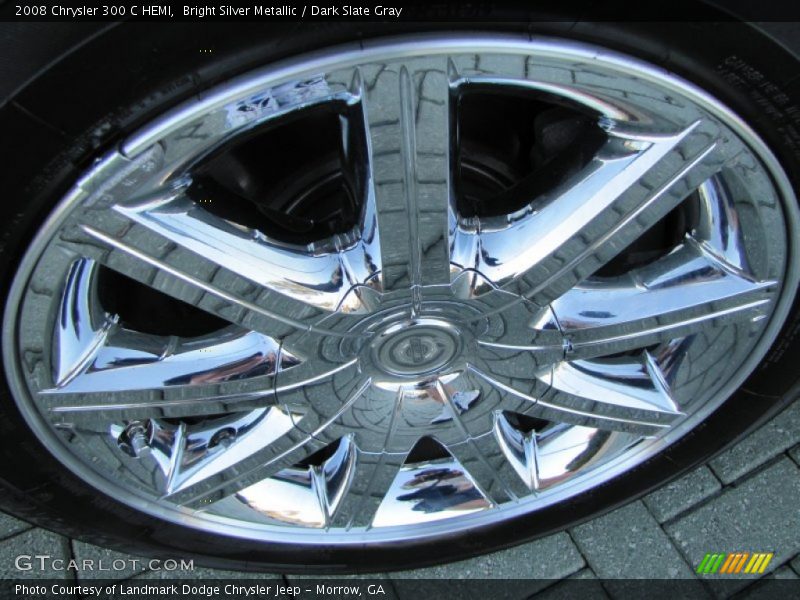 Bright Silver Metallic / Dark Slate Gray 2008 Chrysler 300 C HEMI