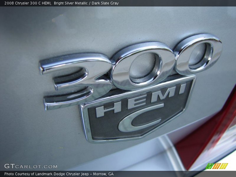 Bright Silver Metallic / Dark Slate Gray 2008 Chrysler 300 C HEMI