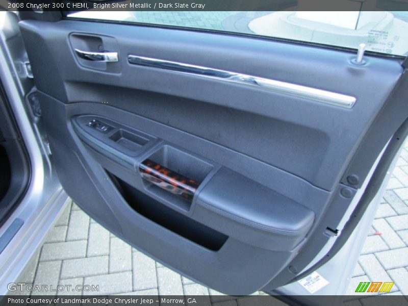 Bright Silver Metallic / Dark Slate Gray 2008 Chrysler 300 C HEMI