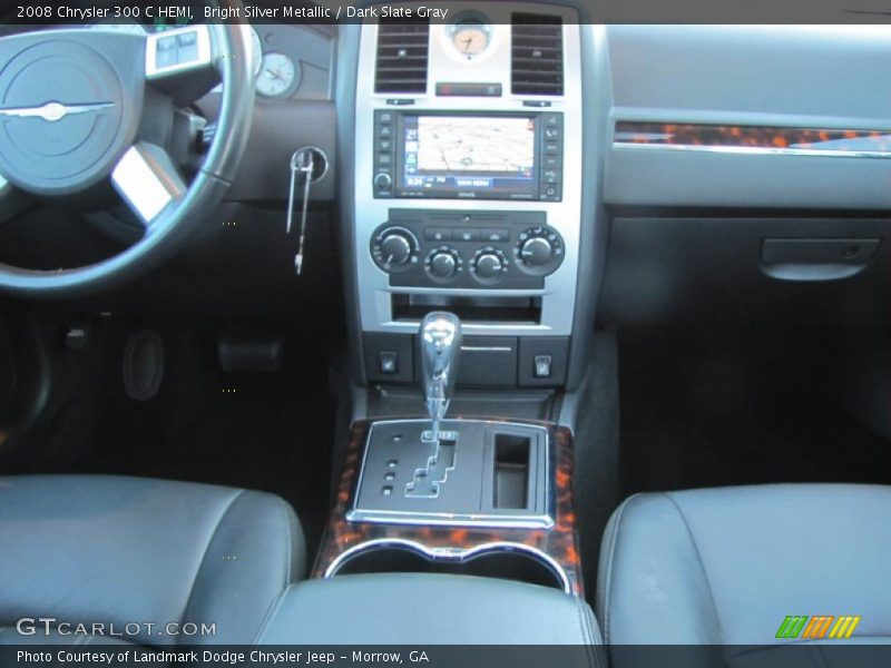 Bright Silver Metallic / Dark Slate Gray 2008 Chrysler 300 C HEMI