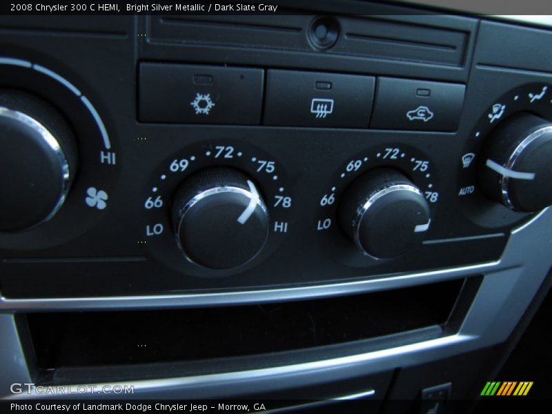 Bright Silver Metallic / Dark Slate Gray 2008 Chrysler 300 C HEMI