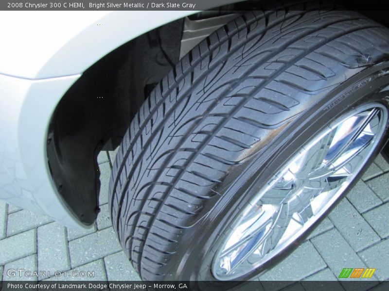 Bright Silver Metallic / Dark Slate Gray 2008 Chrysler 300 C HEMI