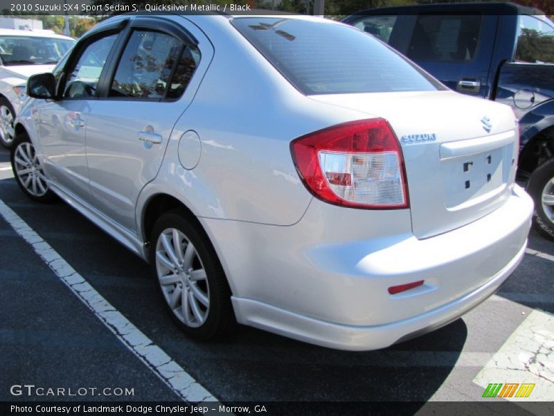 Quicksilver Metallic / Black 2010 Suzuki SX4 Sport Sedan S