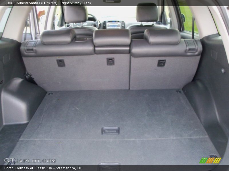 Bright Silver / Black 2008 Hyundai Santa Fe Limited