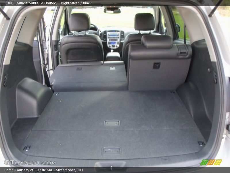 Bright Silver / Black 2008 Hyundai Santa Fe Limited