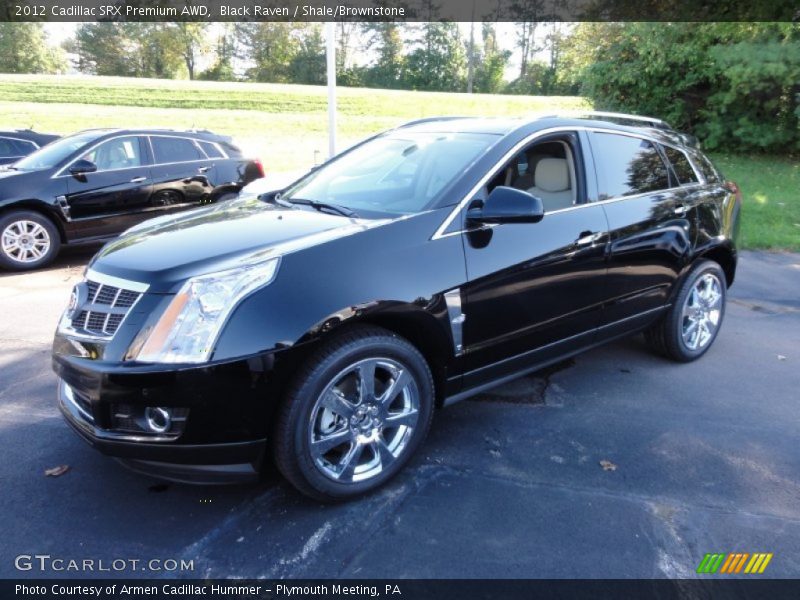 Black Raven / Shale/Brownstone 2012 Cadillac SRX Premium AWD