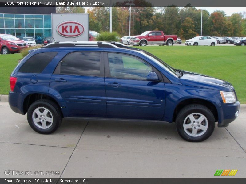 Deep Blue Metallic / Ebony 2008 Pontiac Torrent AWD