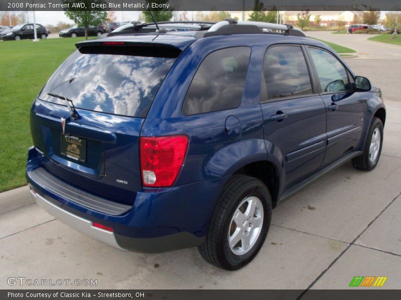 Deep Blue Metallic / Ebony 2008 Pontiac Torrent AWD