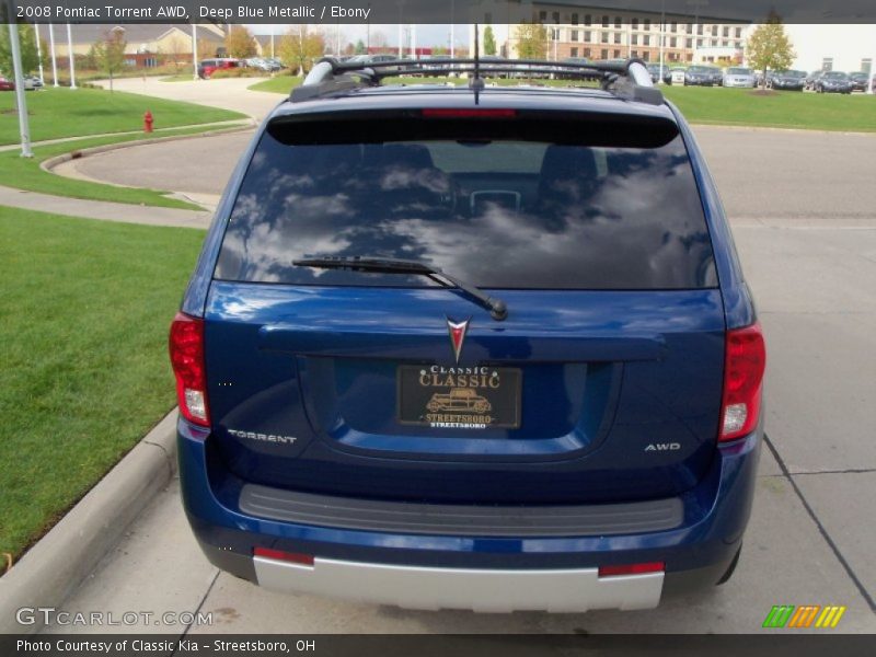Deep Blue Metallic / Ebony 2008 Pontiac Torrent AWD