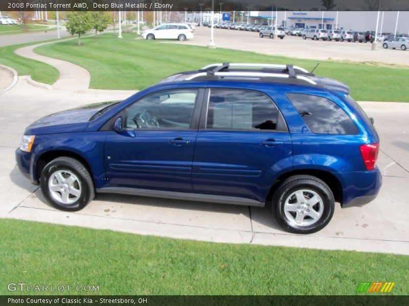 Deep Blue Metallic / Ebony 2008 Pontiac Torrent AWD