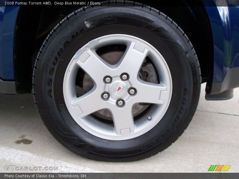 Deep Blue Metallic / Ebony 2008 Pontiac Torrent AWD