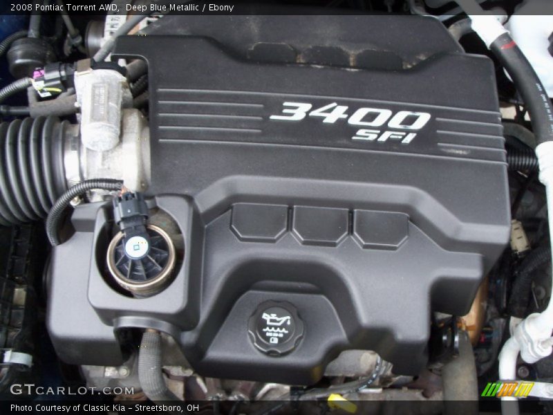 Deep Blue Metallic / Ebony 2008 Pontiac Torrent AWD