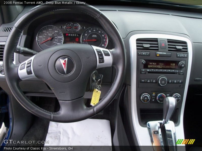 Deep Blue Metallic / Ebony 2008 Pontiac Torrent AWD