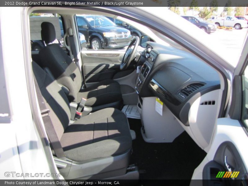 Bright Silver Metallic / Black/Light Graystone 2012 Dodge Grand Caravan SE