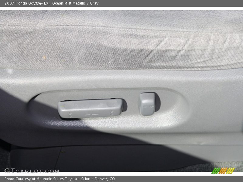 Ocean Mist Metallic / Gray 2007 Honda Odyssey EX