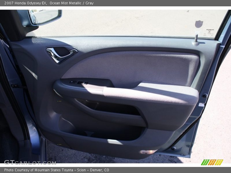 Ocean Mist Metallic / Gray 2007 Honda Odyssey EX