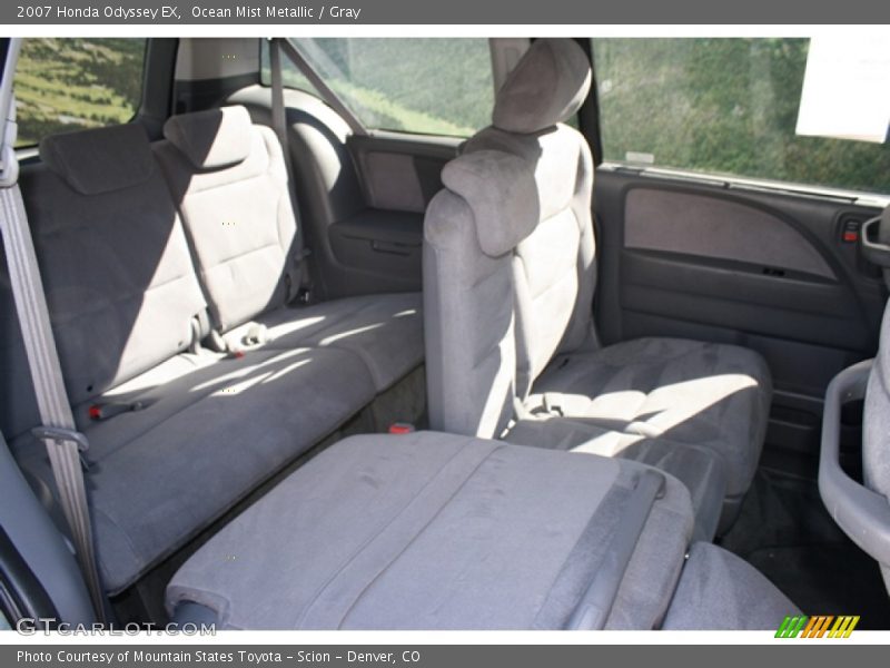 Ocean Mist Metallic / Gray 2007 Honda Odyssey EX