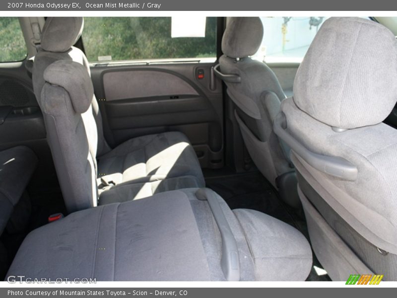 Ocean Mist Metallic / Gray 2007 Honda Odyssey EX