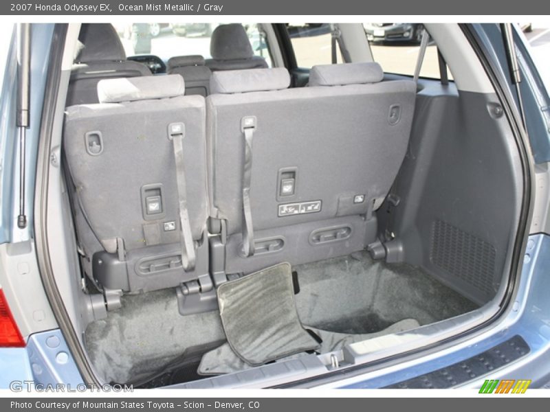 Ocean Mist Metallic / Gray 2007 Honda Odyssey EX