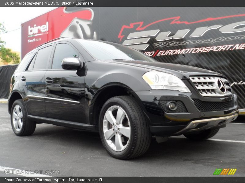 Black / Cashmere 2009 Mercedes-Benz ML 350