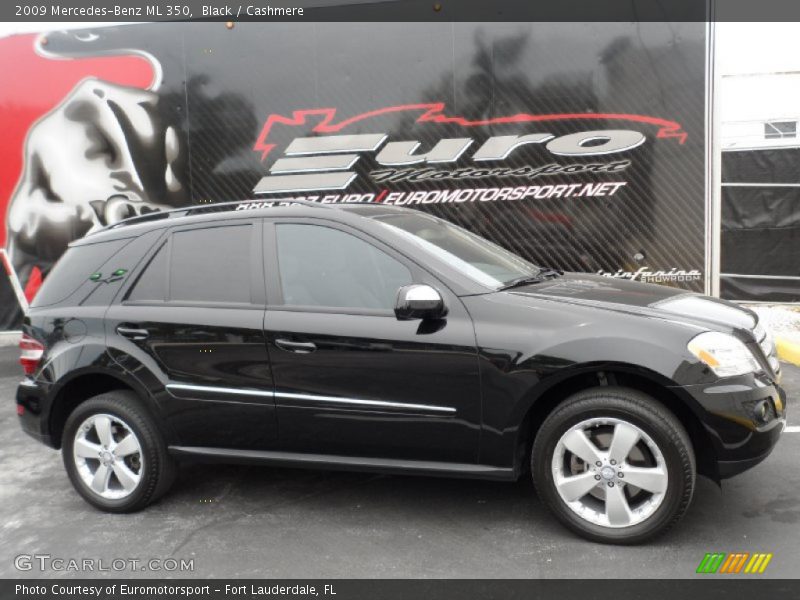 Black / Cashmere 2009 Mercedes-Benz ML 350