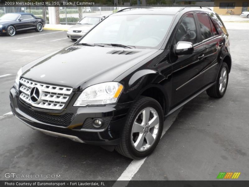 Black / Cashmere 2009 Mercedes-Benz ML 350