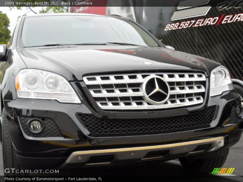 Black / Cashmere 2009 Mercedes-Benz ML 350