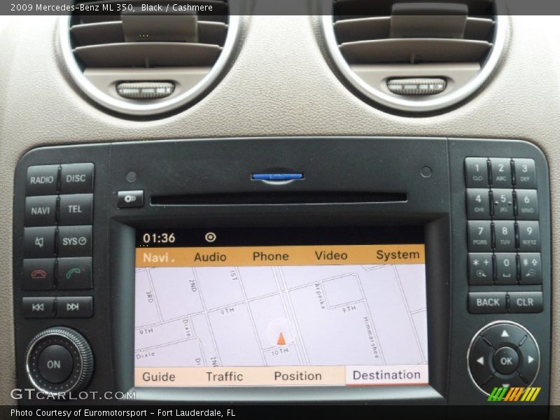 Black / Cashmere 2009 Mercedes-Benz ML 350